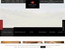 Tablet Screenshot of hotelarena.com.pl