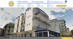 Desktop Screenshot of hotelarena.com