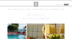 Desktop Screenshot of hotelarena.it